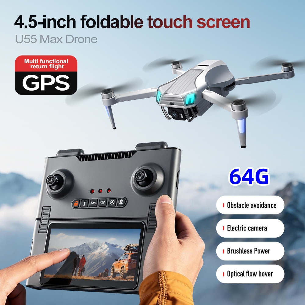 Dron NCZOBOE U55 Profesional c - Drone Gimbal 2 Axis reseña y precio