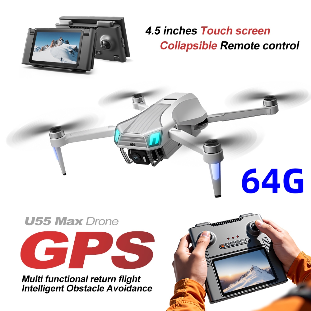 Dron NCZOBOE U55 Profesional c - Drone Gimbal 2 Axis reseña y precio