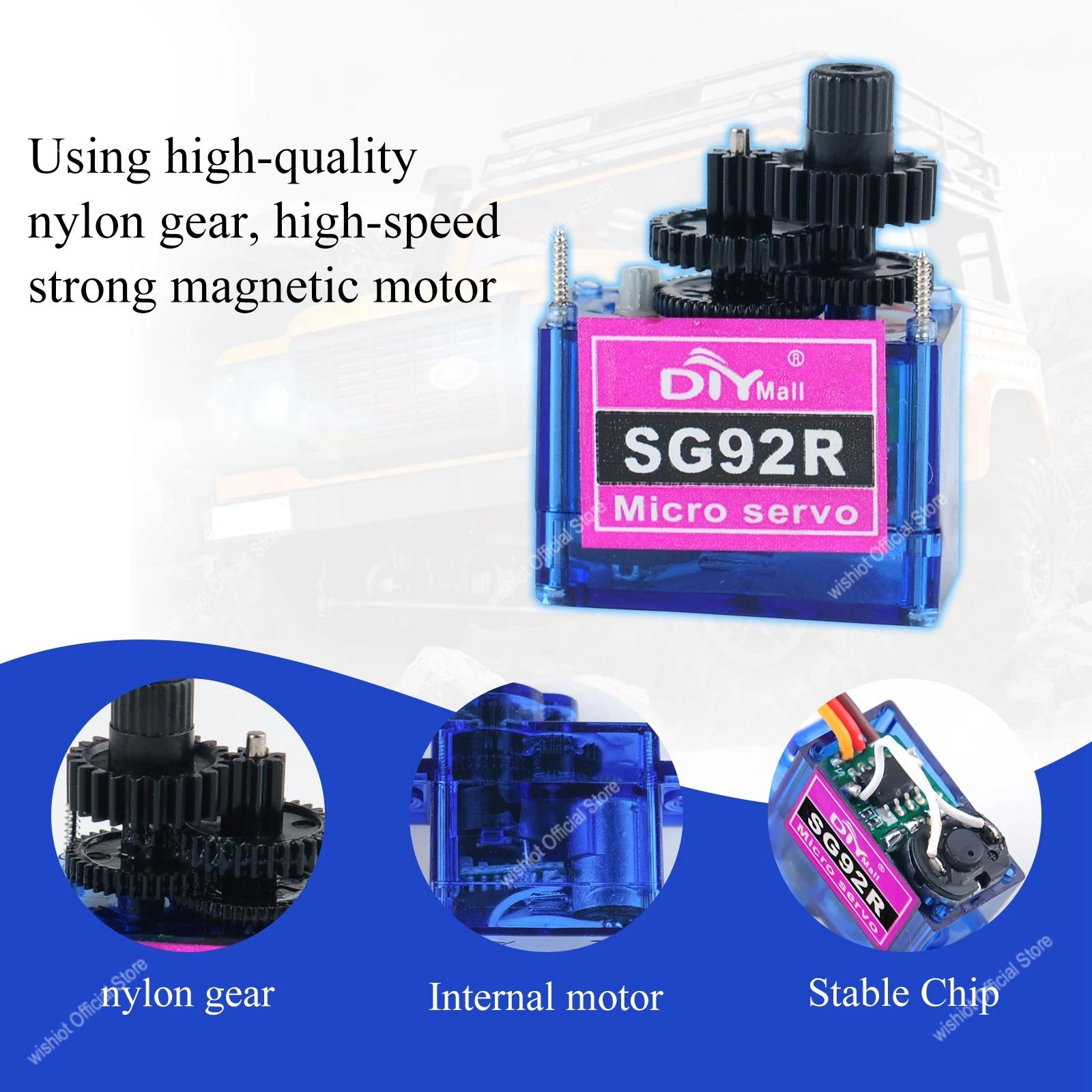 Micro servomotor SG92R 4,8-6V  - Drone Gimbal Controller reseña y precio